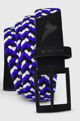 Golf Royal & Black Stretchy Belt